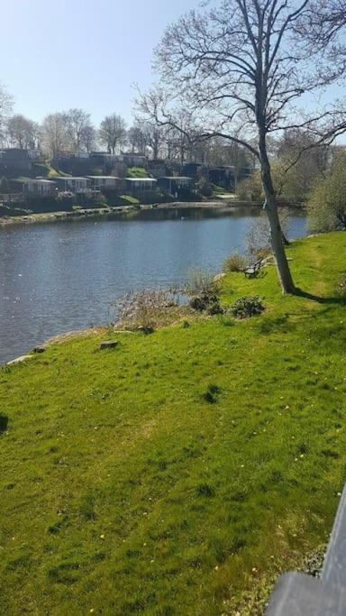 Stunning 3 Bed Riverside Cabin In Snowdonia Caeathro Eksteriør billede