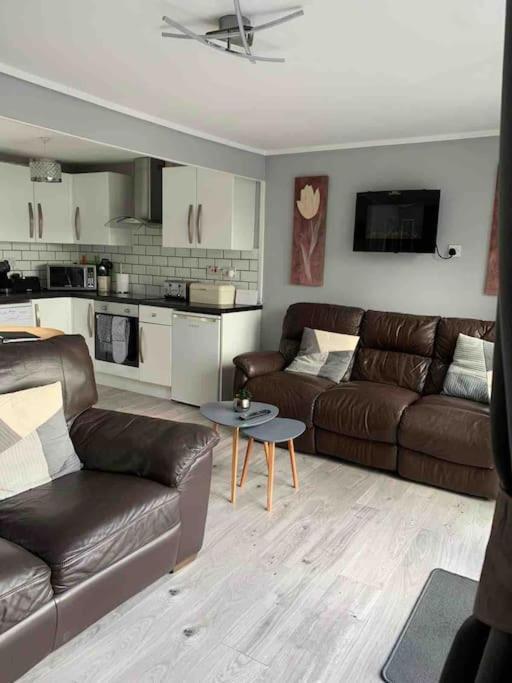Stunning 3 Bed Riverside Cabin In Snowdonia Caeathro Eksteriør billede